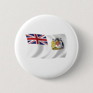 Schaltfläche für die Flagge der britischen Antarkt Button