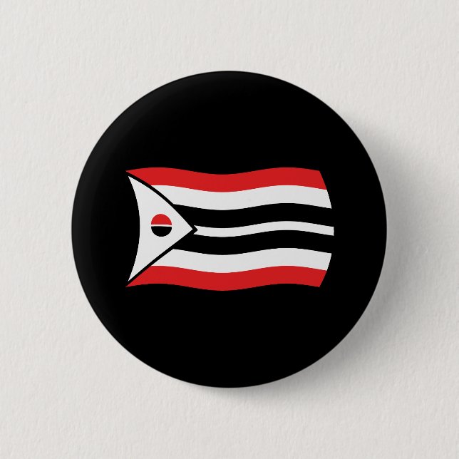 Schaltfläche für die Flagge des Arapaho-Stammes Button (Vorderseite)