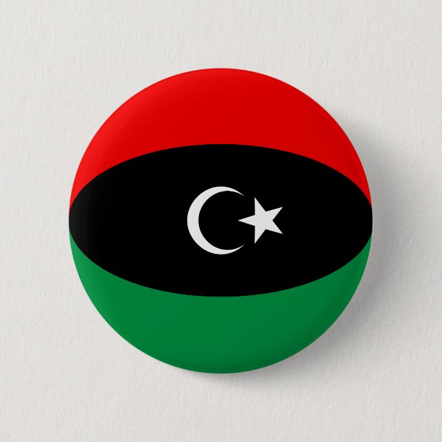 Schaltfläche für die Flagge Libyens Button (Vorderseite)