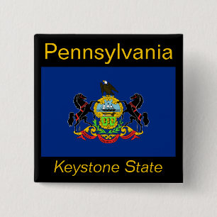 Schaltfläche für die Flagge Pennsylvaniens Button