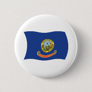 Schaltfläche für die Flagge von Idaho Button