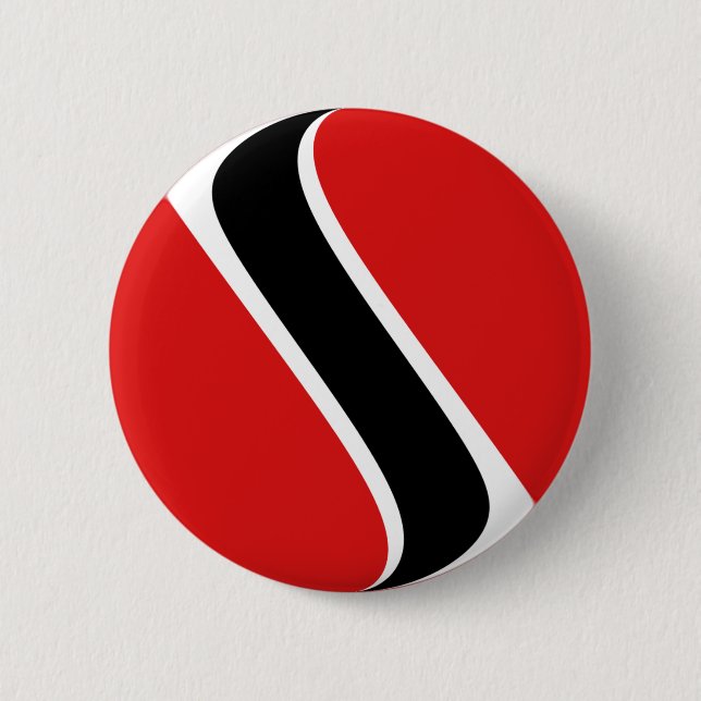 Schaltfläche für die Flagge von Trinidad und Tobag Button (Vorderseite)