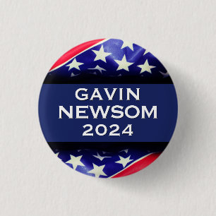 Schaltfläche für die Kampagne NEWSOM 2024 Button