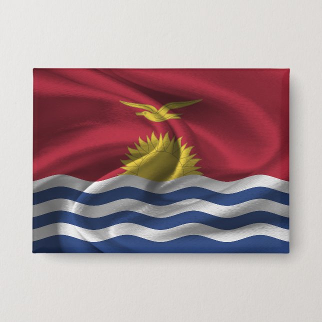 Schaltfläche für die Kiribati-Flagge Button (Vorderseite)