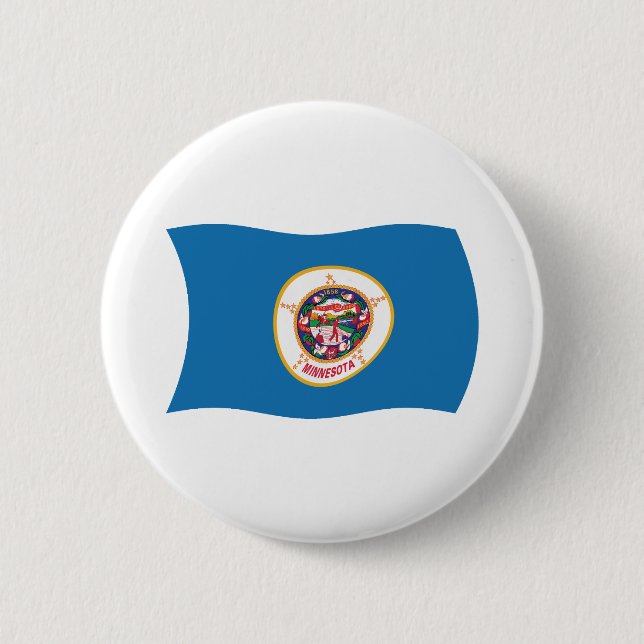 Schaltfläche für die Minnesota-Flagge Button (Vorderseite)