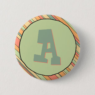 Schaltfläche für die Monogramm-Streifen Button