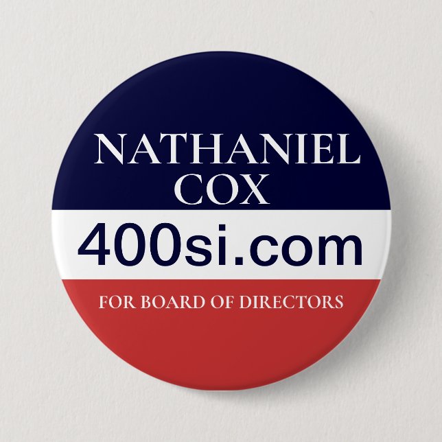 Schaltfläche für die NBC-BOD-Kampagne Button (Vorderseite)