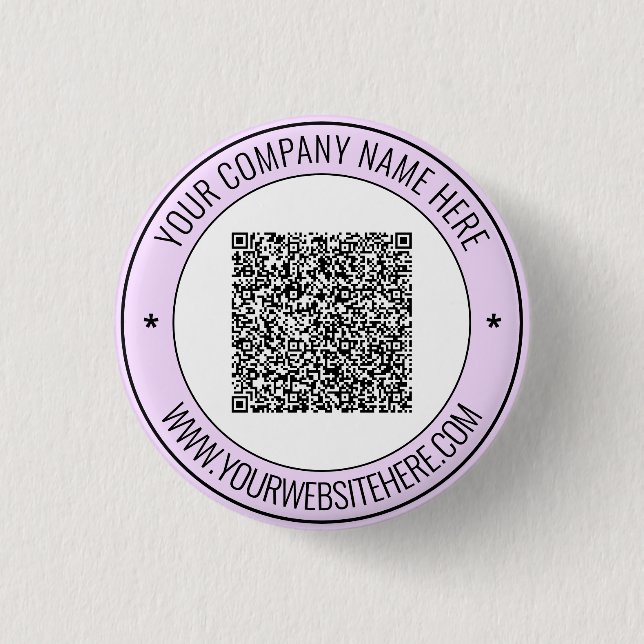 Schaltfläche für die QR-Prüfung Info Personalisier Button (Vorderseite)