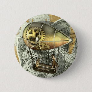 Schaltfläche für die Steampunktrohr-Luftführung Button