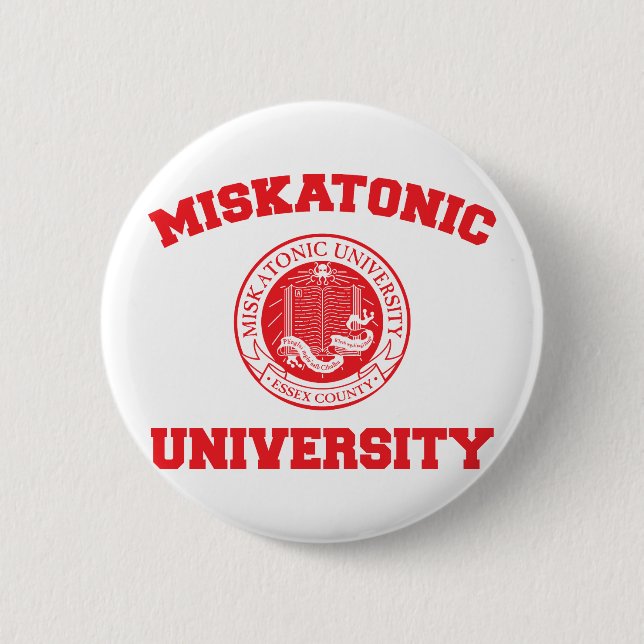 Schaltfläche für die Universität Miskatonic Button (Vorderseite)