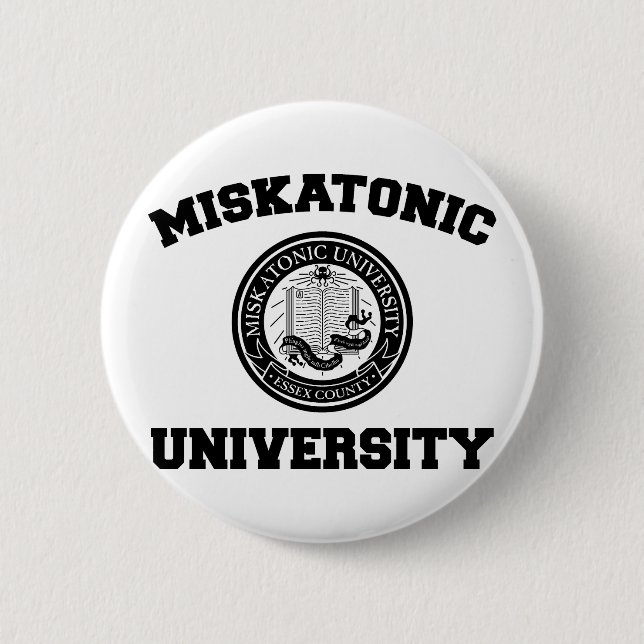 Schaltfläche für die Universität Miskatonic Button (Vorderseite)