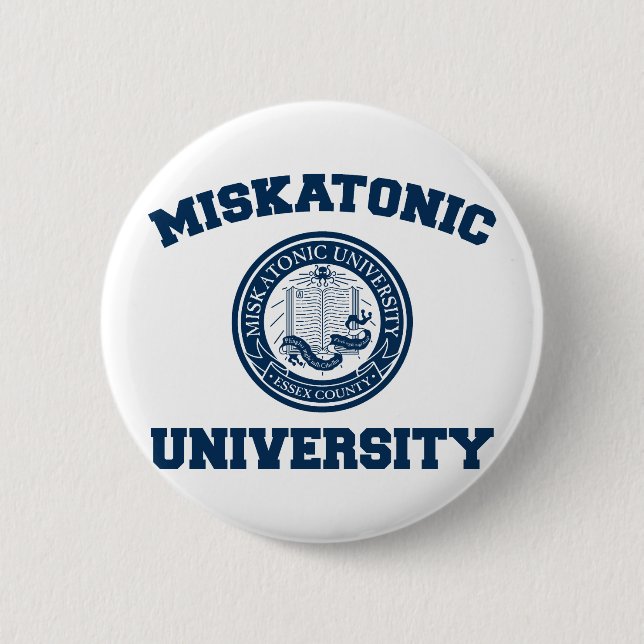 Schaltfläche für die Universität Miskatonic Button (Vorderseite)