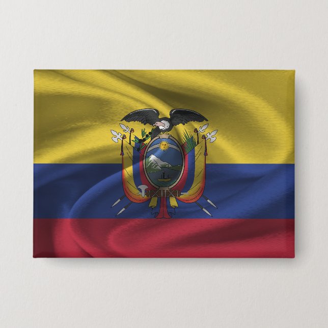 Schaltfläche für Ecuador Button (Vorderseite)
