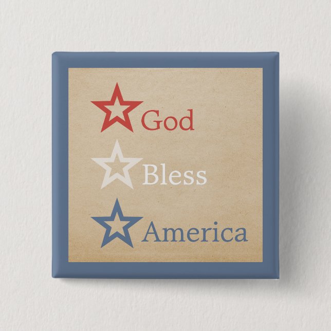 Schaltfläche für einfache Chic Stars Button (Vorderseite)