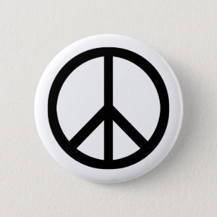 Schaltfläche für Friedenszeichen (schwer) Button