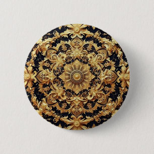 Schaltfläche für geometrisches Gold Button