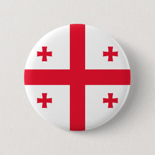 Schaltfläche für georgische Flagge Button