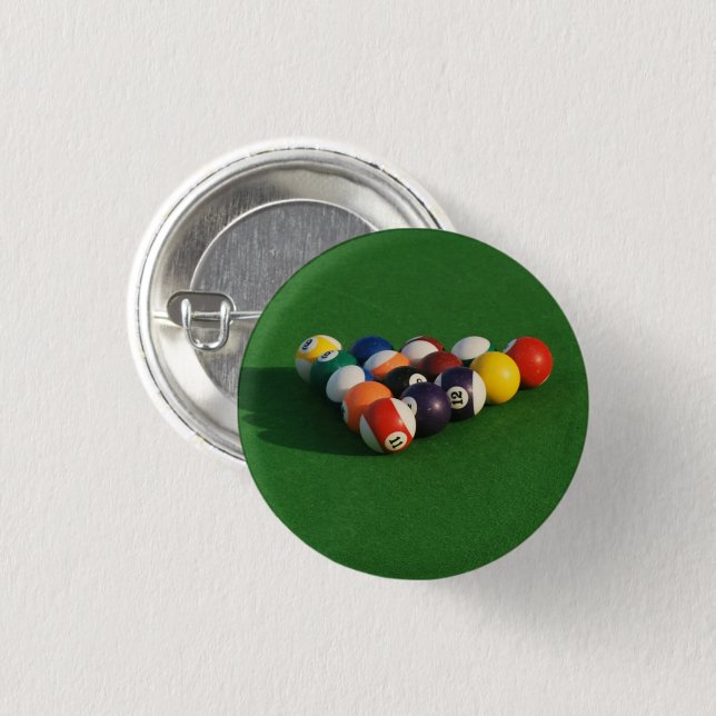 Schaltfläche für geplapelte Pool-Balls Button (Vorne & Hinten)