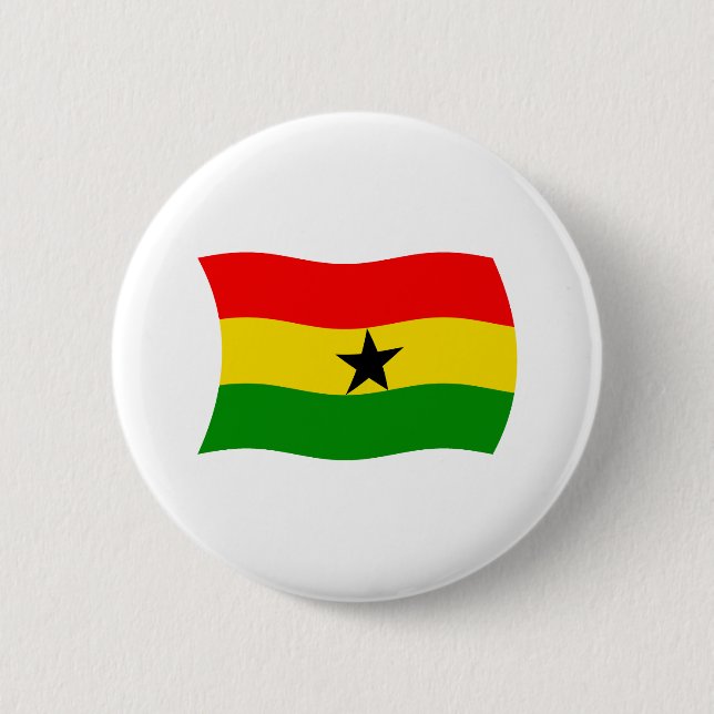 Schaltfläche für Ghana-Flag Button (Vorderseite)