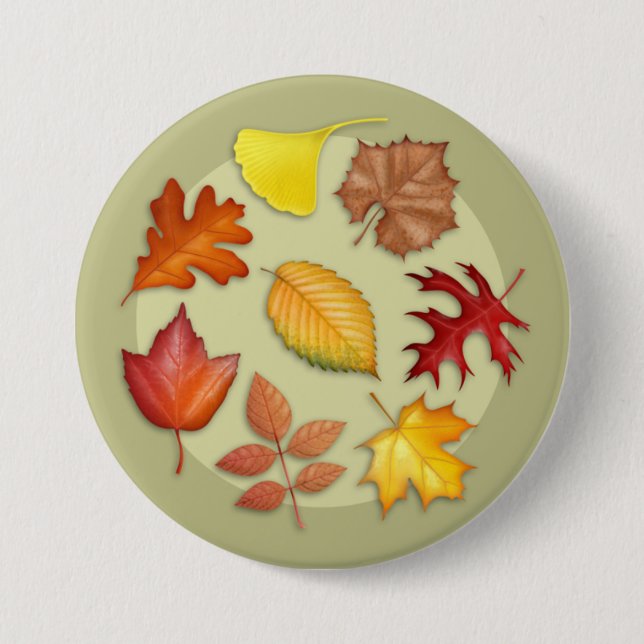 Schaltfläche für Herbstunterschiede Button (Vorderseite)