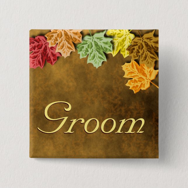 Schaltfläche für Herbstunterschiede Button (Vorderseite)