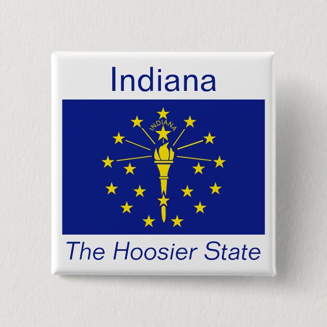 Schaltfläche für Indianerflagge Button (Vorderseite)