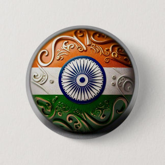 Schaltfläche für indische Flagge Button