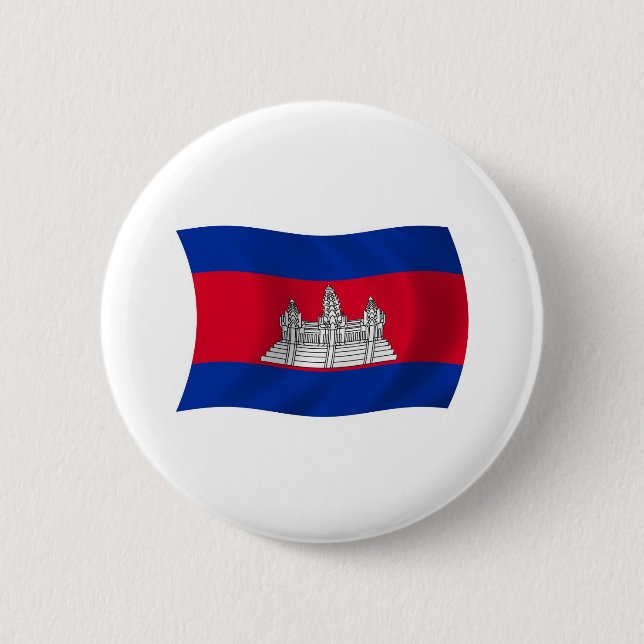 Schaltfläche für Kambodscha Button (Vorderseite)