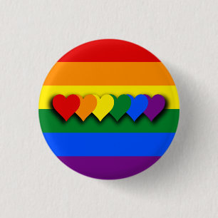 Schaltfläche für LGBT-Flagge Button