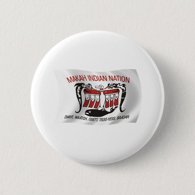 Schaltfläche für Makah Tribe Button (Vorderseite)