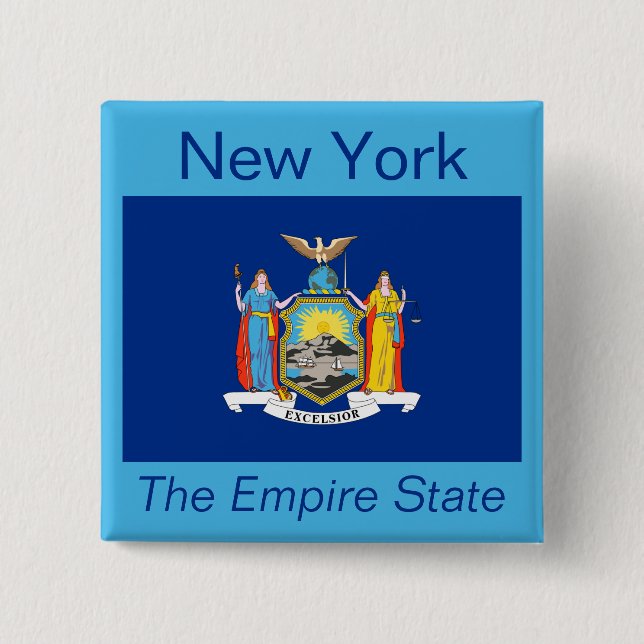 Schaltfläche für New York Button (Vorderseite)