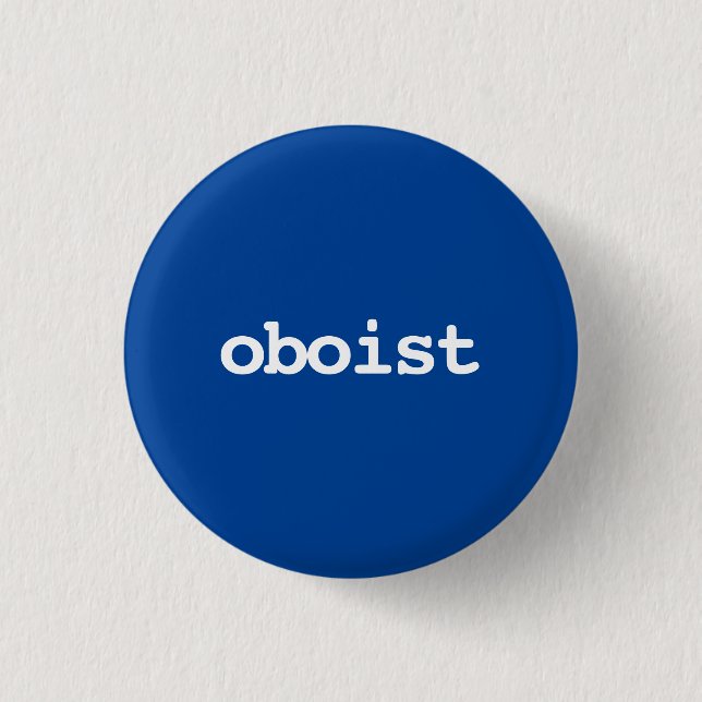 Schaltfläche für obotische Typografie Button (Vorderseite)