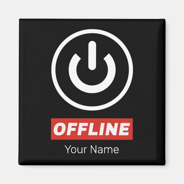Schaltfläche für Offline-Power zum Entspannen oder Magnet (Vorne)