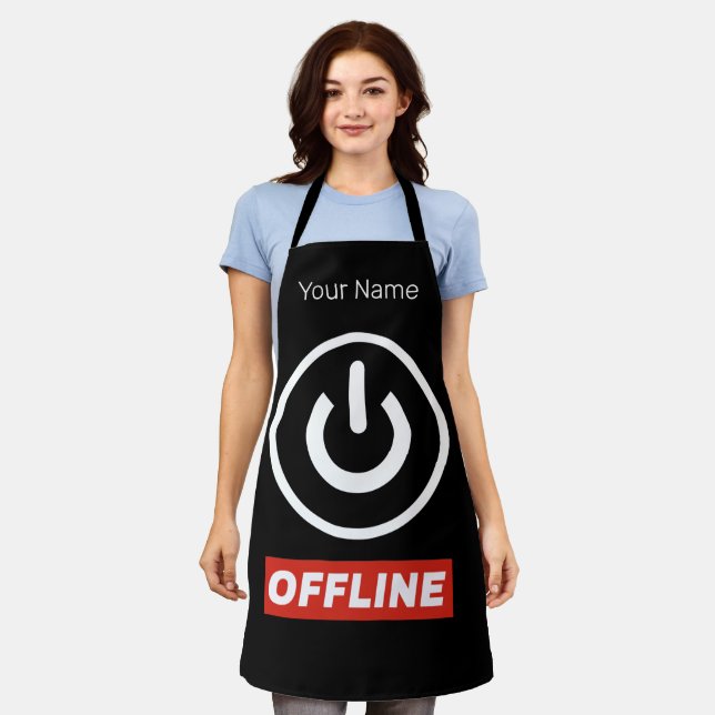 Schaltfläche für Offline-Power zum Entspannen oder Schürze (Getragen)