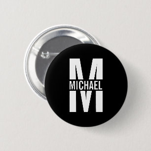 Schaltfläche für personalisiertes Monogramm und Pi Button