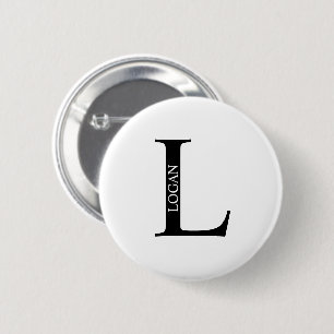 Schaltfläche für personalisiertes Monogramm und Pi Button