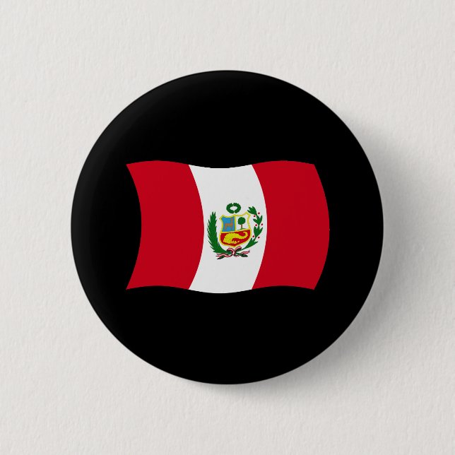 Schaltfläche für Peru-Flag Button (Vorderseite)