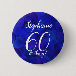 Schaltfläche für Royal Blue 60 und Sassy Birthday  Button