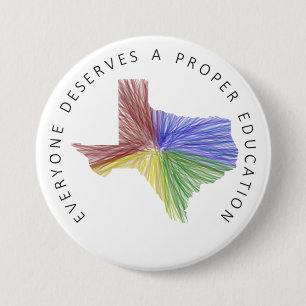 Schaltfläche für Texas-Bildung Button