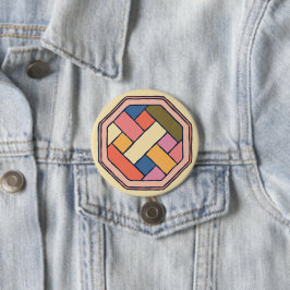 Schaltfläche für traditionelle koreanische Muster Button