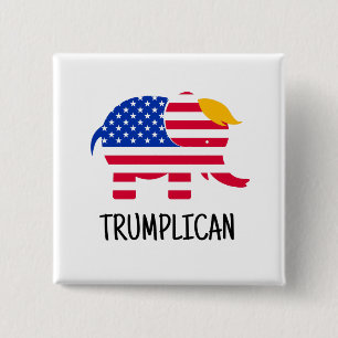 Schaltfläche für Trump-Wahlen 2024 - Neuheit im Wa Button