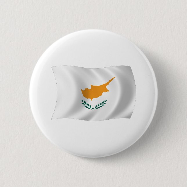 Schaltfläche für Zypern Button (Vorderseite)