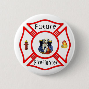 Schaltfläche "Future Firefighter Baby" Button
