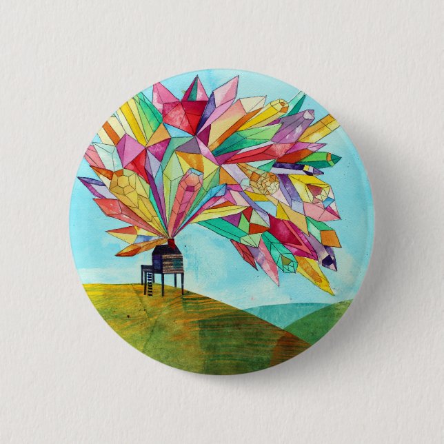 Schaltfläche Gem House 1 Button (Vorderseite)