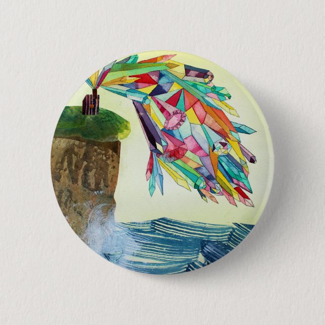 Schaltfläche Gem House 3 Button (Vorderseite)