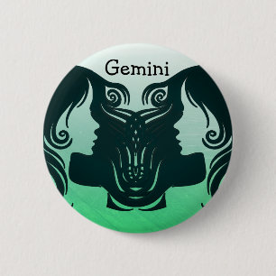 Schaltfläche "Gemini Horoscope Zodiac" Button