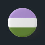 Schaltfläche Genderqueer Button<br><div class="desc">Ein einfaches Design mit der Genderqueer Stolz Fahne.</div>