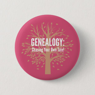 Schaltfläche Genealogie (Rosa) Button