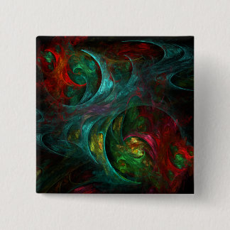 Schaltfläche "Genesis Nova Abstrakte Kunst" (Quadr Button