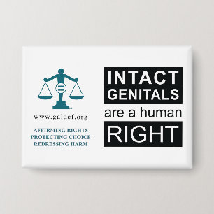 Schaltfläche: Genitalien intakt Button